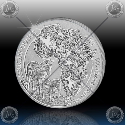 1oz RUANDA 2011 (Zebra)